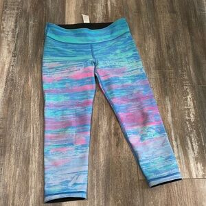 Ivivva Lululemon Brushstroke Capri Leggings